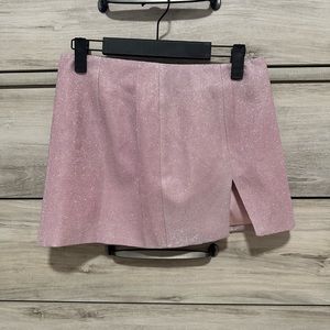 Pink Sparkle Mini Skirt